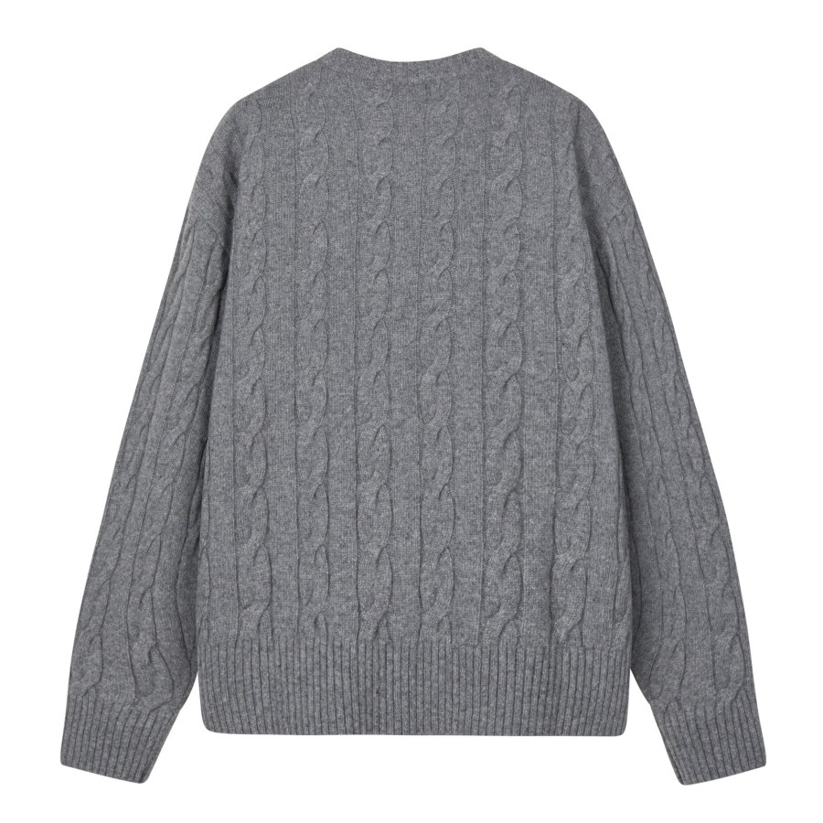 Herre Frizmworks | Wool Cable Relax Knit