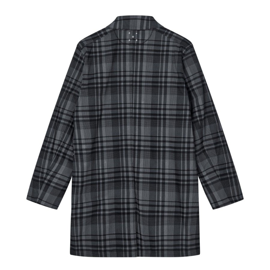 Herre Pop Trading Company | Checked Padded Trench Coat