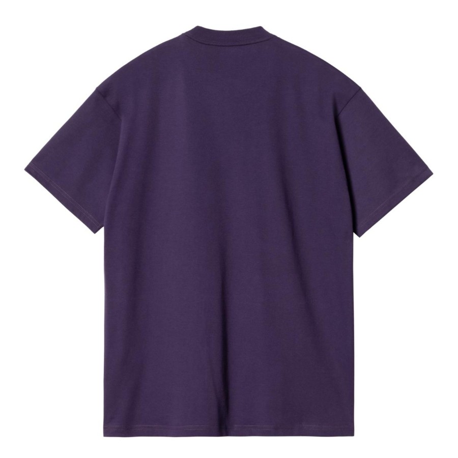 Herre Carhartt WIP | S/S Spin Script T-Shirt