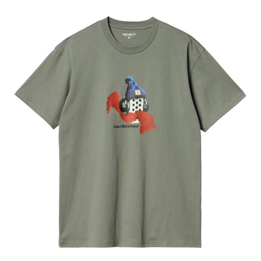 Herre Carhartt WIP | S/S Stone Cold T-Shirt